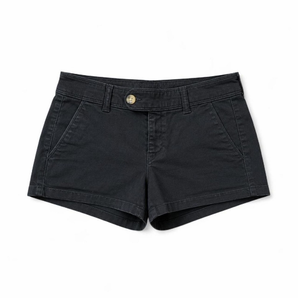 Arizona Jean Company Black High-Waist Cotton Shorts